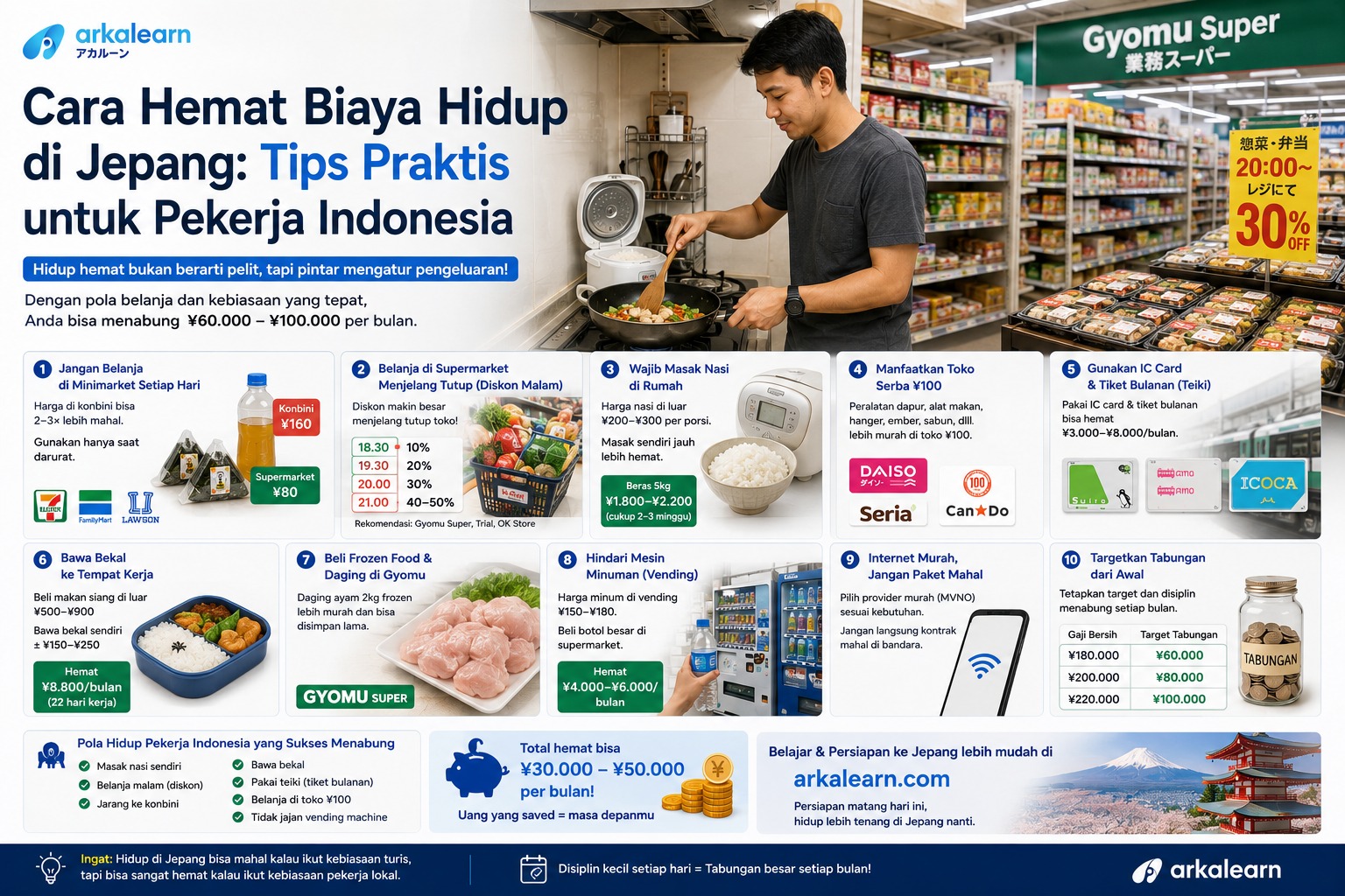 Cara Hemat Biaya Hidup di Jepang: Tips Praktis untuk Pekerja Indonesia
